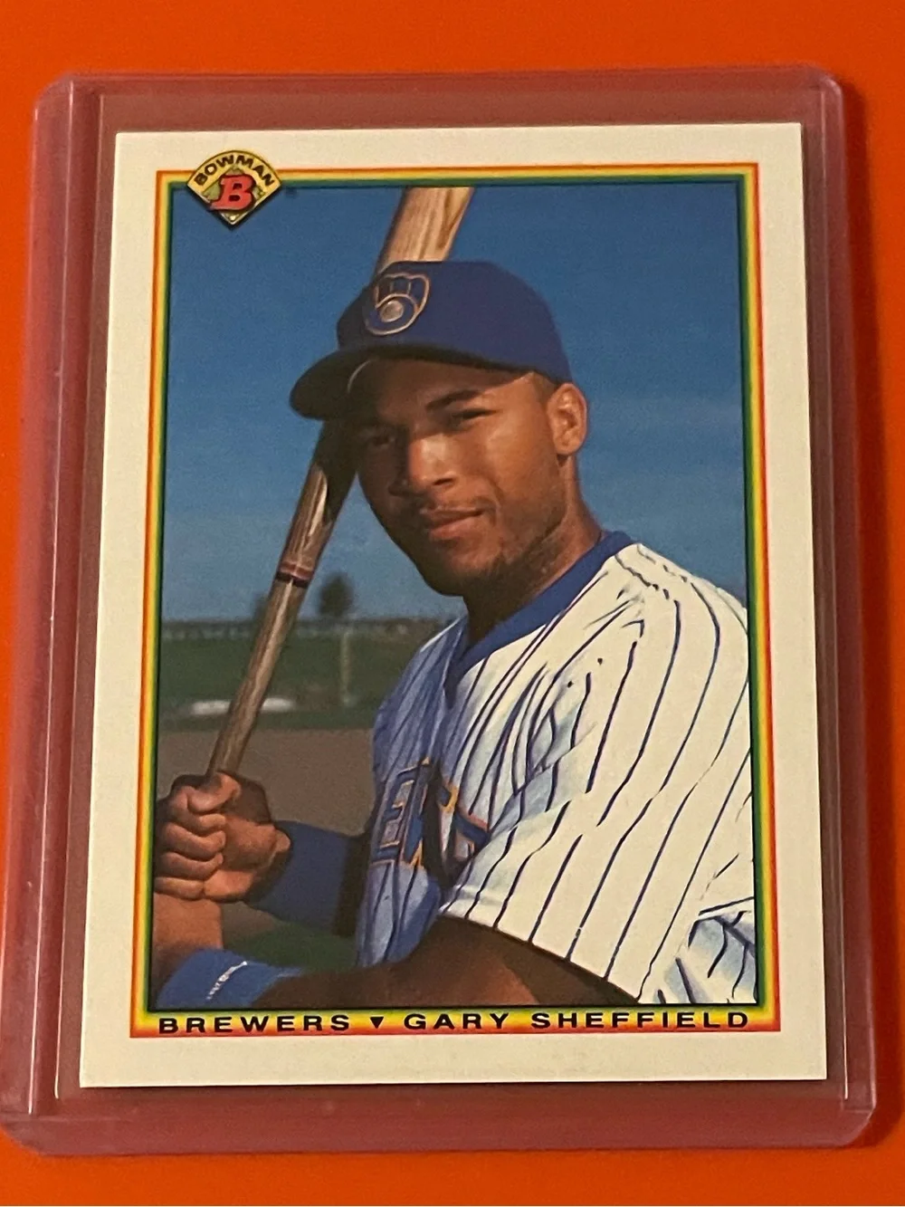 Gary Sheffield #391 1990 Bowman Baseball Trading Card